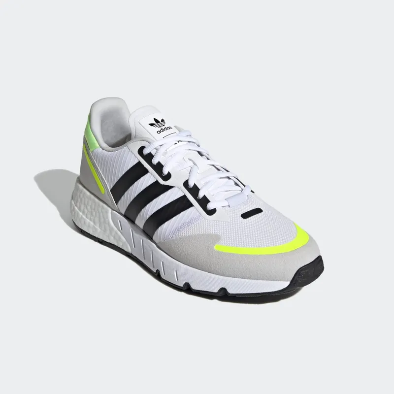 adidas ZX 1K Boost Cloud White / Core Black / Solar Yellow (H69037)