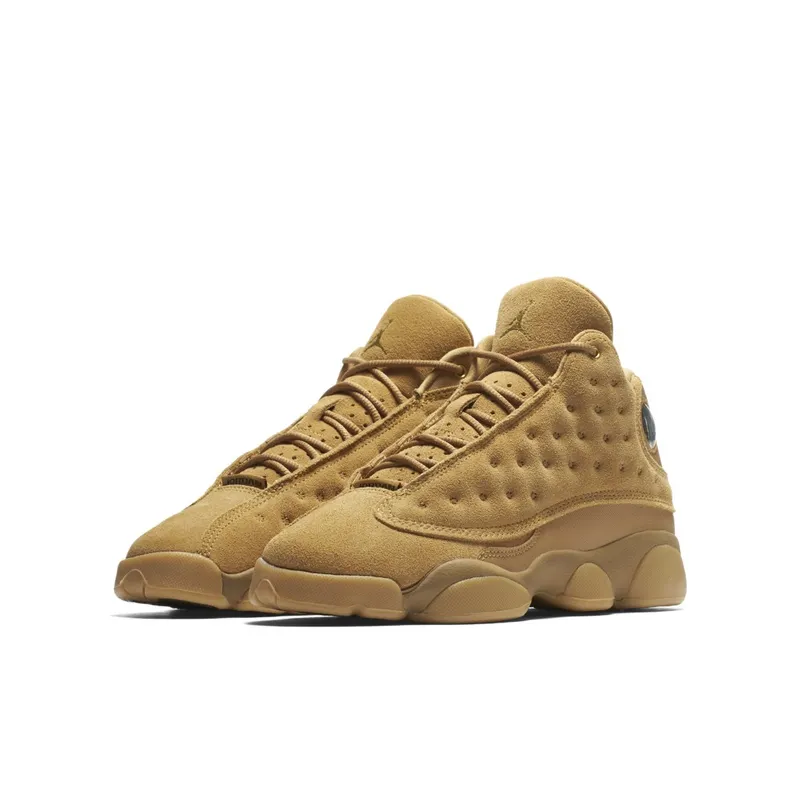 Jordan 13 Retro Wheat (GS) Elemental Gold/Baroque Brown-Gum Yellow (414574-705)