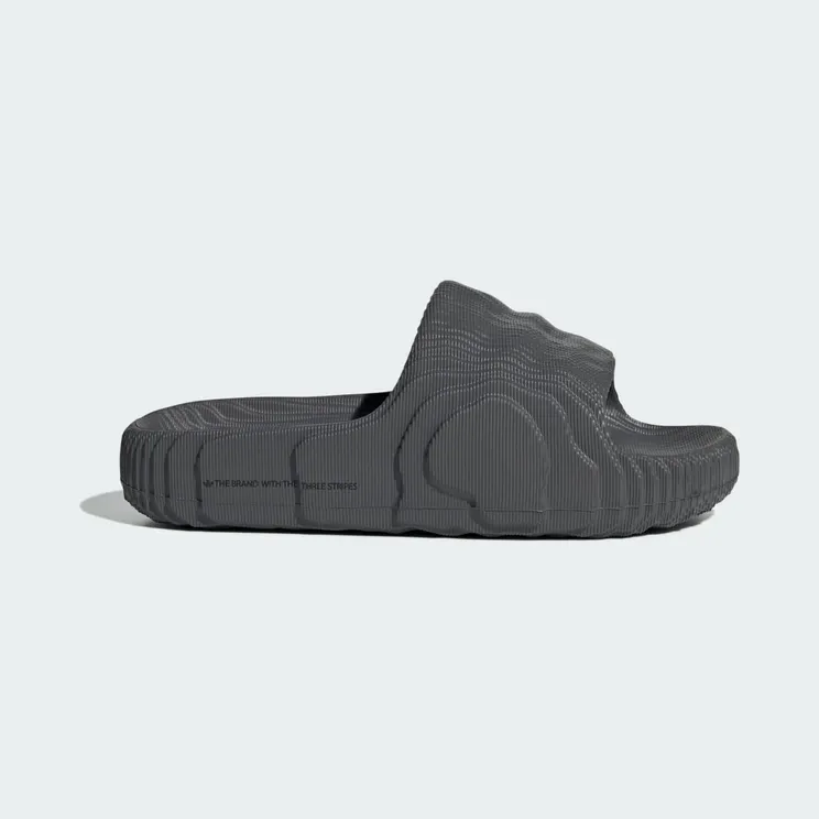 adidas Adilette 22 Slides Grey Five Core Black (ID1012)