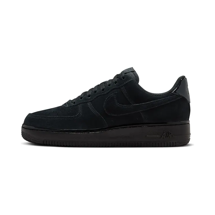 Nike Air Force 1 Low ’07 Triple Black Suede “Black / Anthracite / White” (HM9659-001)