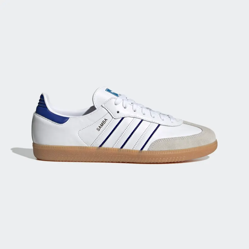 Adidas Samba Cloud White / Lucid Blue / Gum (IG2339)