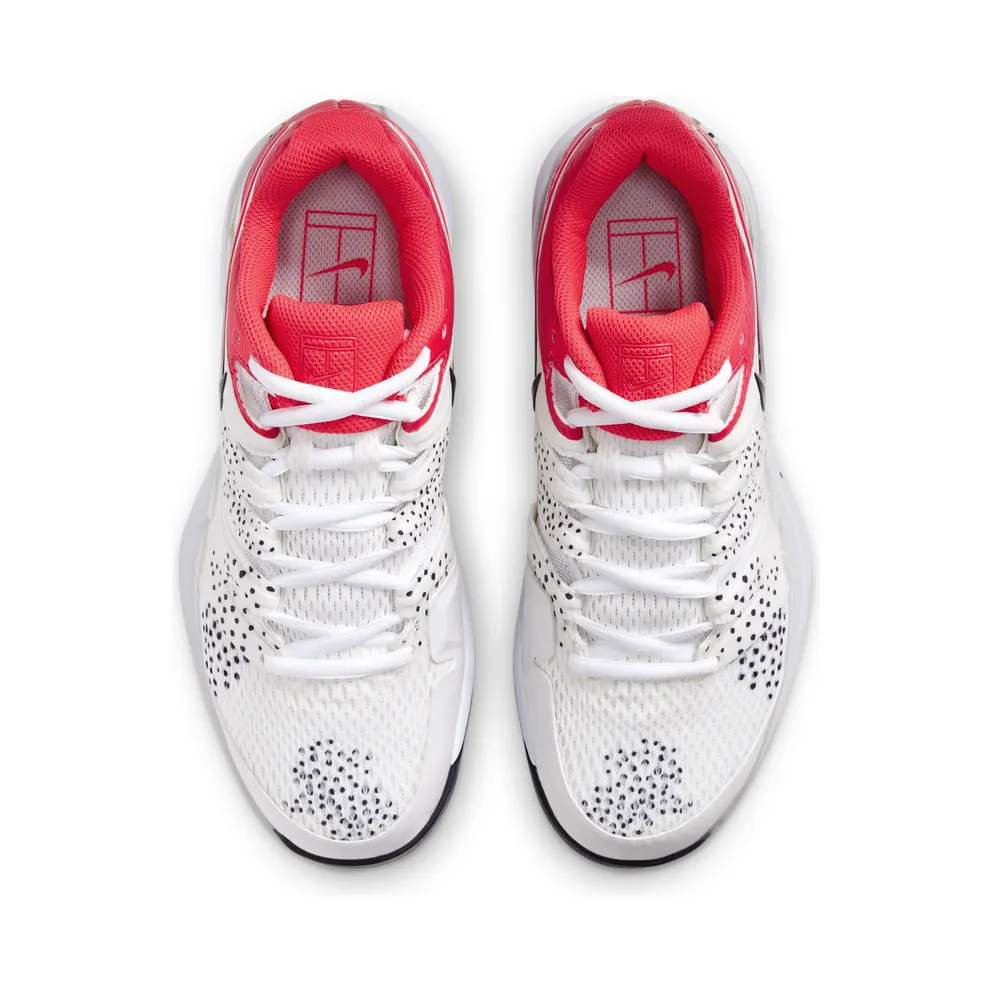 Nike Court Air Zoom Vapor X Summit White (W) Summit White/Gridiron-Laser Crimson (AA8027-108)