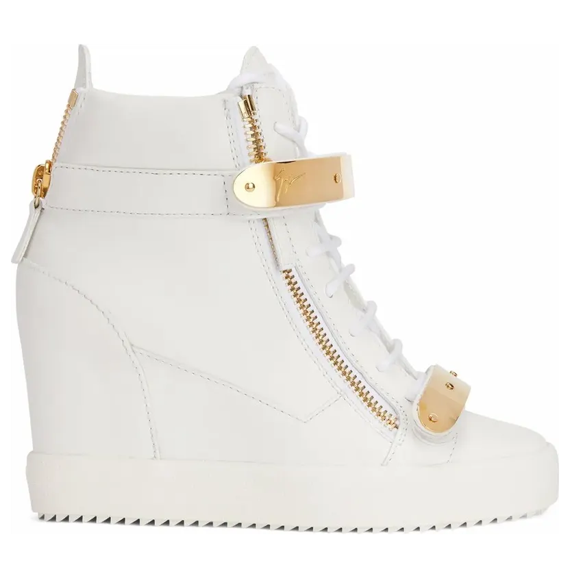 Giuseppe Zanotti Coby sneakers met sleehak – Wit (RS20048001)