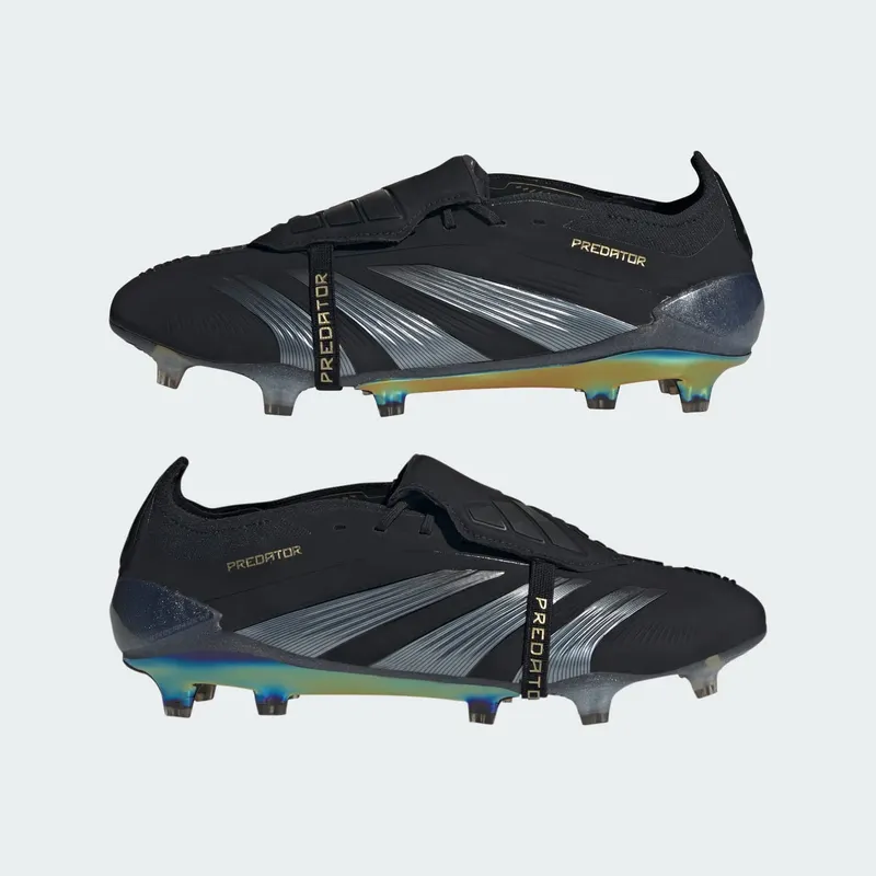 adidas Predator Elite Foldover Tongue FG Core Black Carbon Gold Metallic (IF6444)