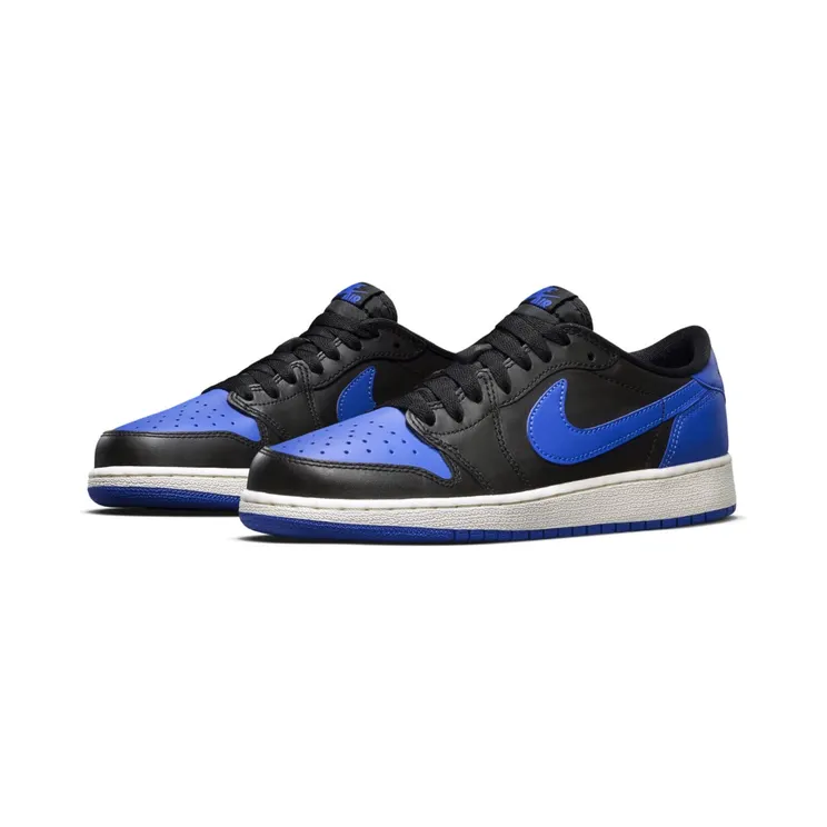 Air Jordan 1 Retro Low OG’Black Varsity Rotyal’ BG Black/Varsity Royal-Sail (709999-004)