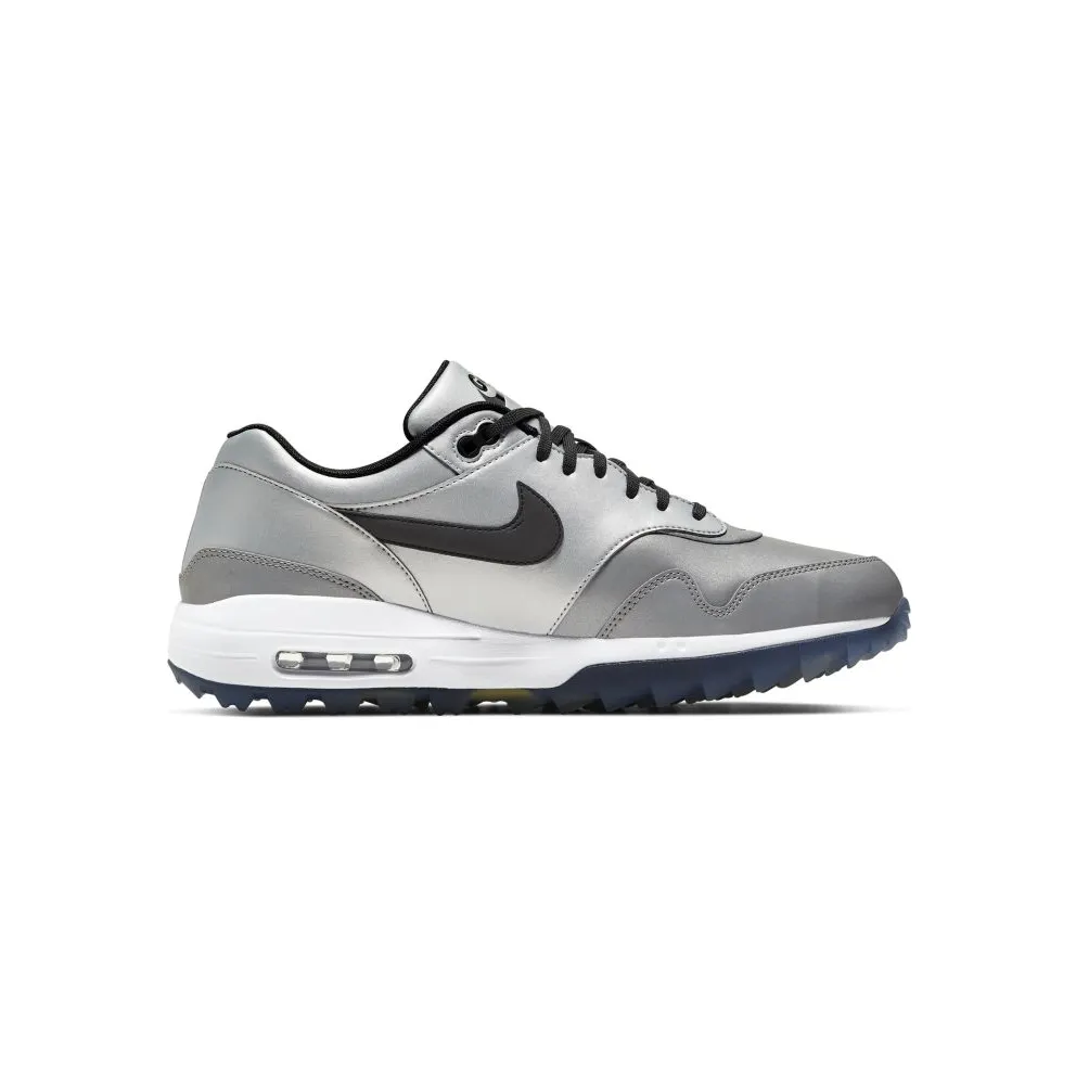 Nike Air Max 1 Golf Reflectivity Reflect Silver/Metallic Platinum-Opti Yellow-Black (BQ4804-005)