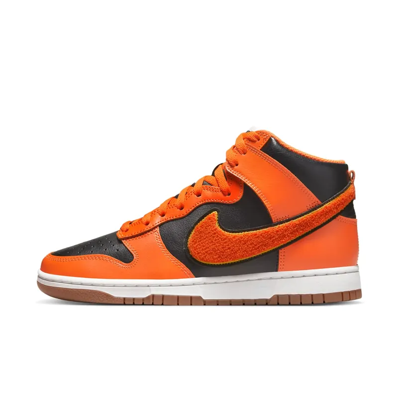 Nike Dunk High “Chenille – Safety Orange” (DR8805-002)