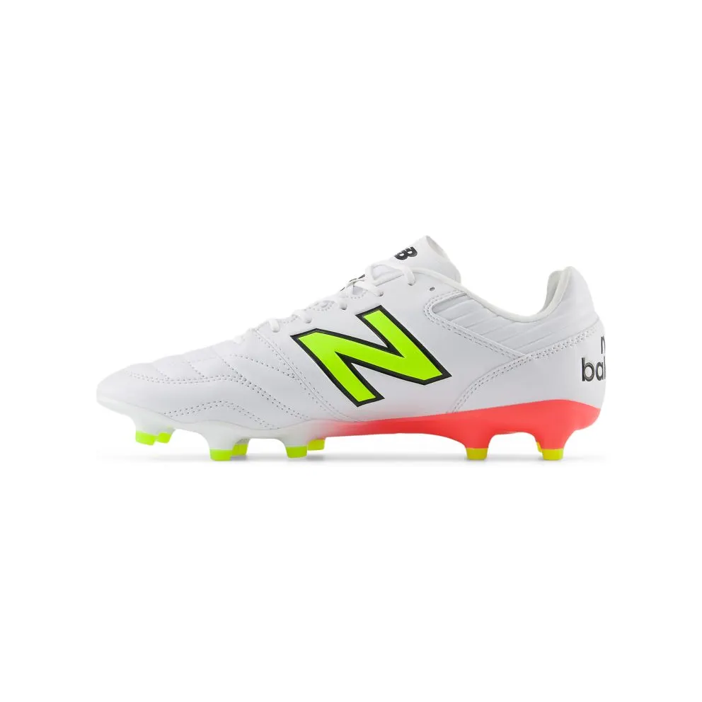 New Balance 442 Pro FG v2 White Energy Red Hi-Lite (MS41FMB2)