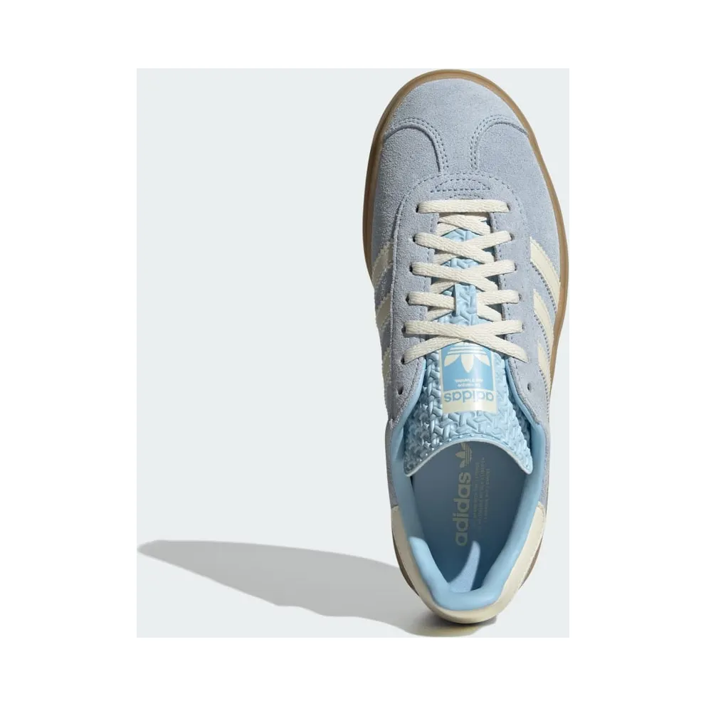 Adidas Gazelle Bold Clear Sky / Cream White / Gold Metallic (JQ7776)