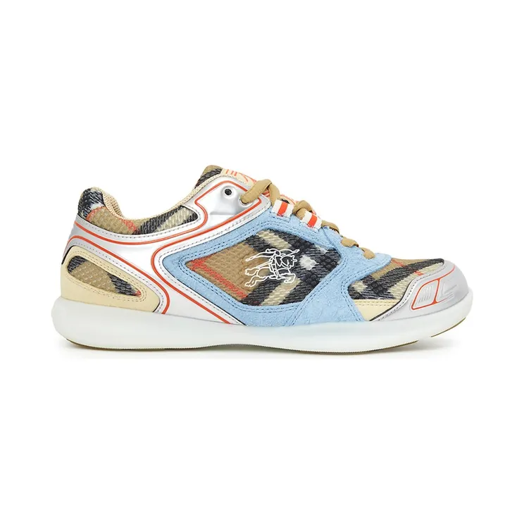 Burberry Check Matrix Beige Light Blue Silver (8111858)