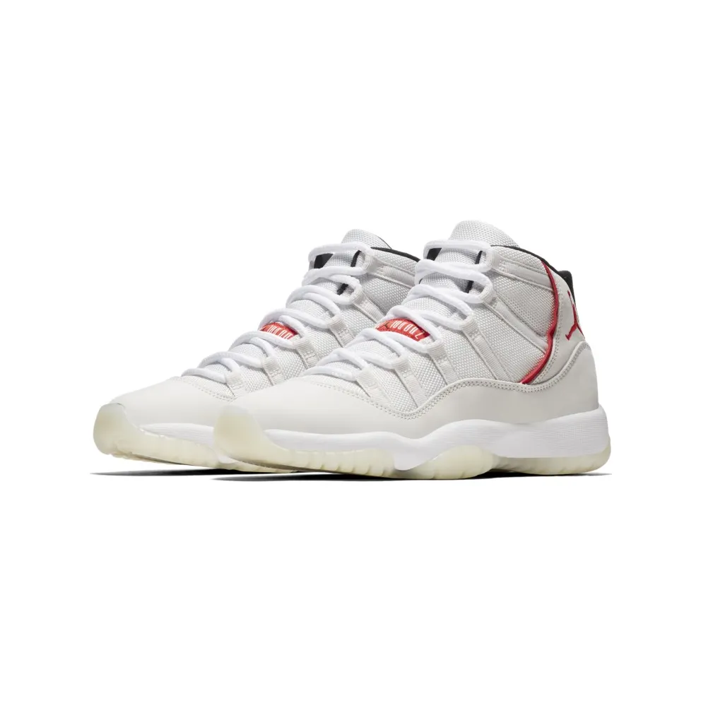 Jordan 11 Retro Platinum Tint (GS) Platinum Tint/University Red-Sail (378038-016)