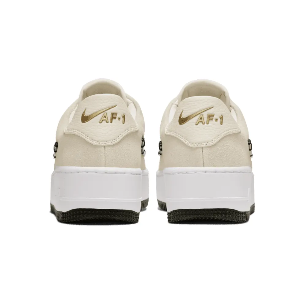 Nike Air Force 1 Sage Low LX Light Cream Black (W) Light Cream/Black-Metallic Gold (CI3482-200)