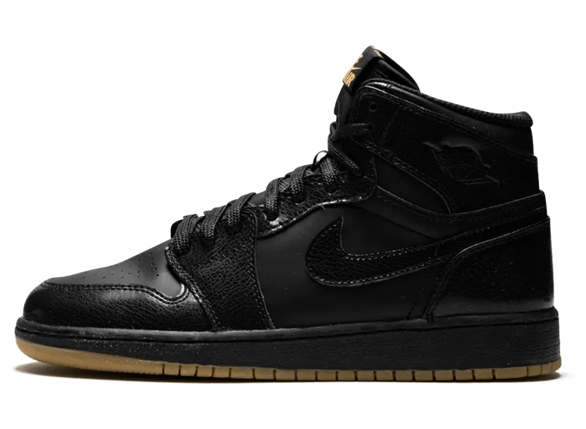 Air Jordan 1 Retro’Black Gum’ BG Black/Black-Gum Light Brown (575441-020)