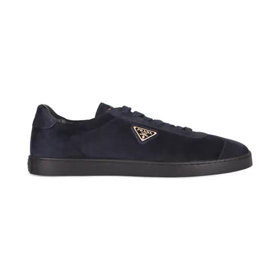 Prada Wildleder-Sneakers -Schild “Blue” (2EE394FG000E1D)