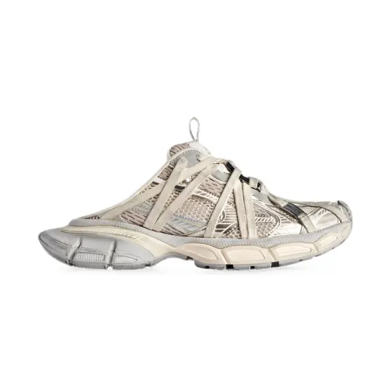 Balenciaga 3XL Extreme Laces Mules aus Eierschale – Nude (837570W3XLW)