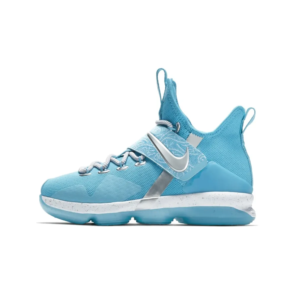 Nike LeBron 14 Ric Flair (GS) Blue Fury/Metallic Silver-Equator Blue (AA3258-404)