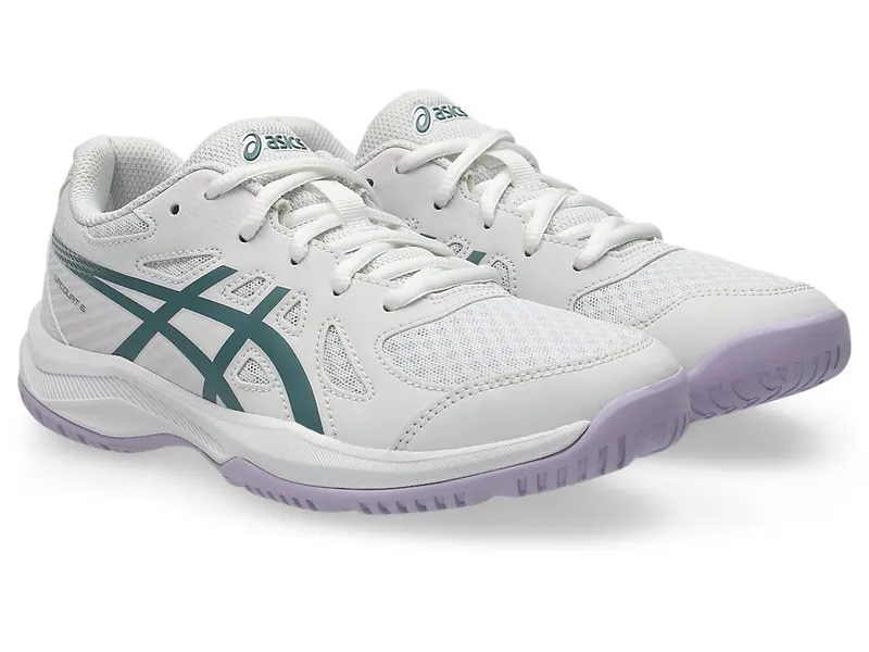 ASICS UPCOURT 6 GS “White / Foggy Teal” (1074A045-102)