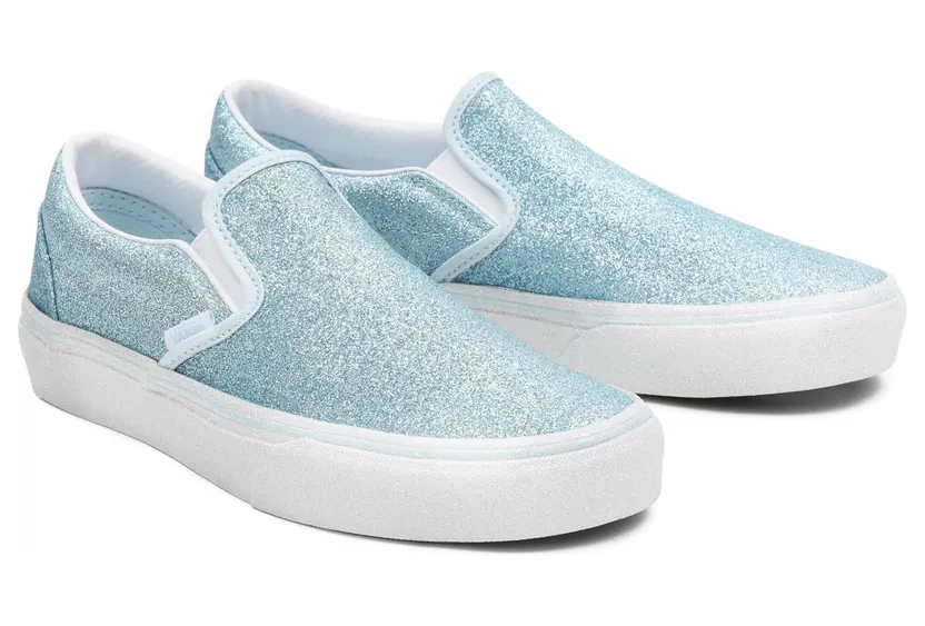 VANS Glitter Classic Slip-on Schoenen Blauw (VN000XG8B07)