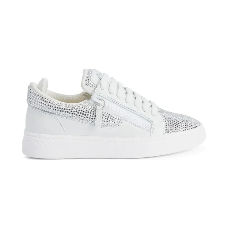Giuseppe Zanotti GZ94 verfraaid met stras “White” (RW30018001)