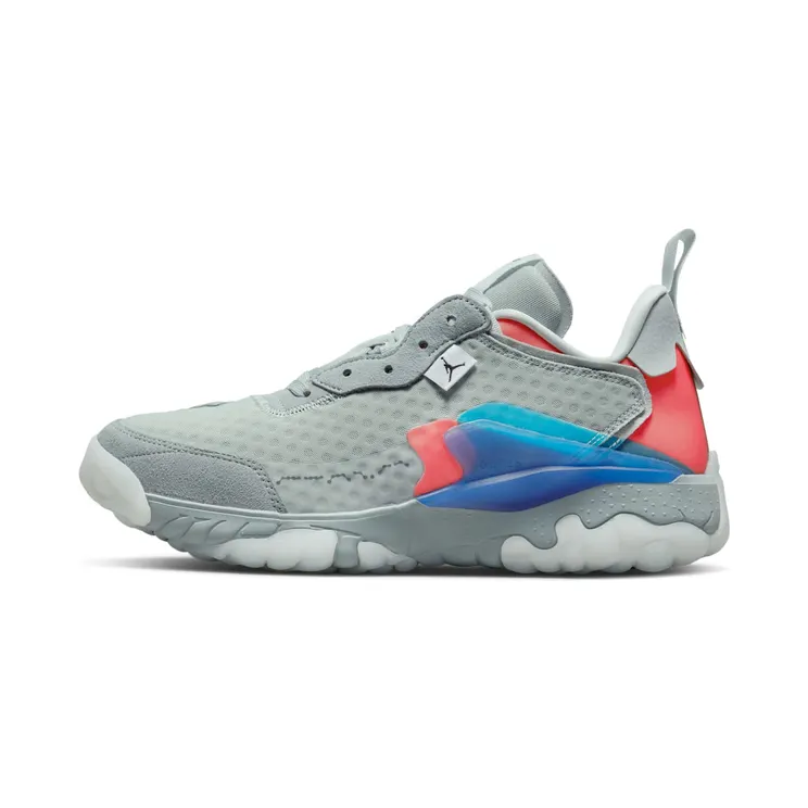 Jordan Delta 2 SEen Grey “Light Pumice / Racer Blue / Chile Red / Pure Platinum” (DJ9843-004)