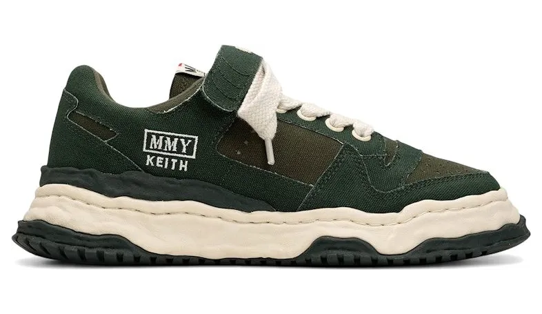 Maison Mihara Yasuhiro Keith OG Sole Canvas Low Green (A13FW704-GRN)