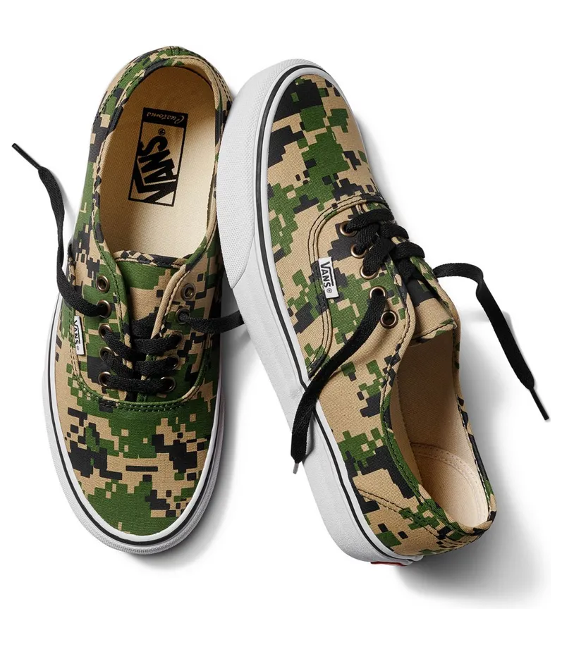 VANS Gepersonaliseerde Pixel Camo Authentic Groen (VN0A3CS0051)
