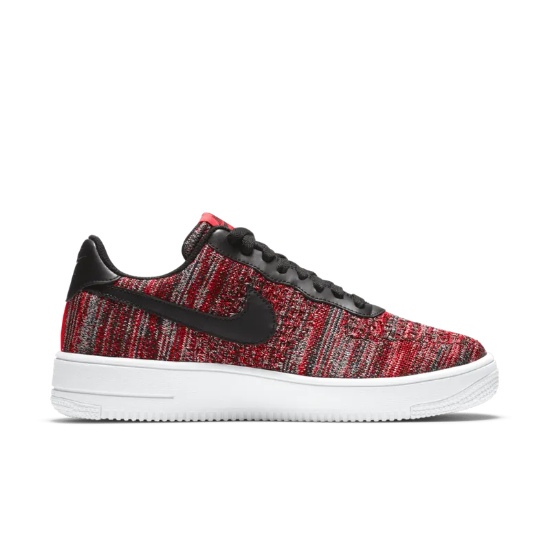 Nike Air Force 1 Flyknit 2.0 University Red Black University Red/Wolf Grey-White-Black (CI0051-600)