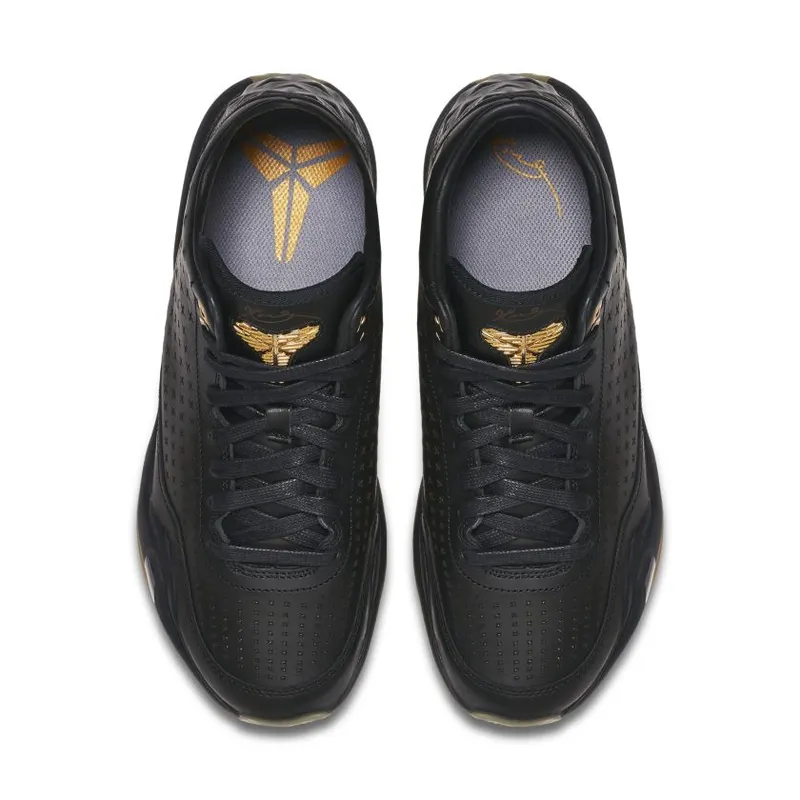 Nike Kobe 10 Mid EXT Black Metallic Gold Black/Black-Gum Light Brown (802366-002)