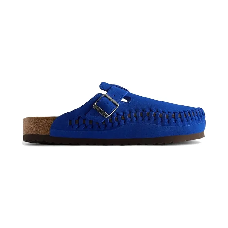Birkenstock Boston Braided Suede Kith Ultra Blue (Narrow Fit) (1032183)