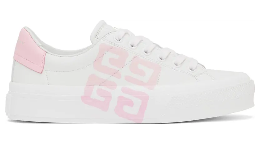 Givenchy White City Court Sneakers (BE0027E1ER149)