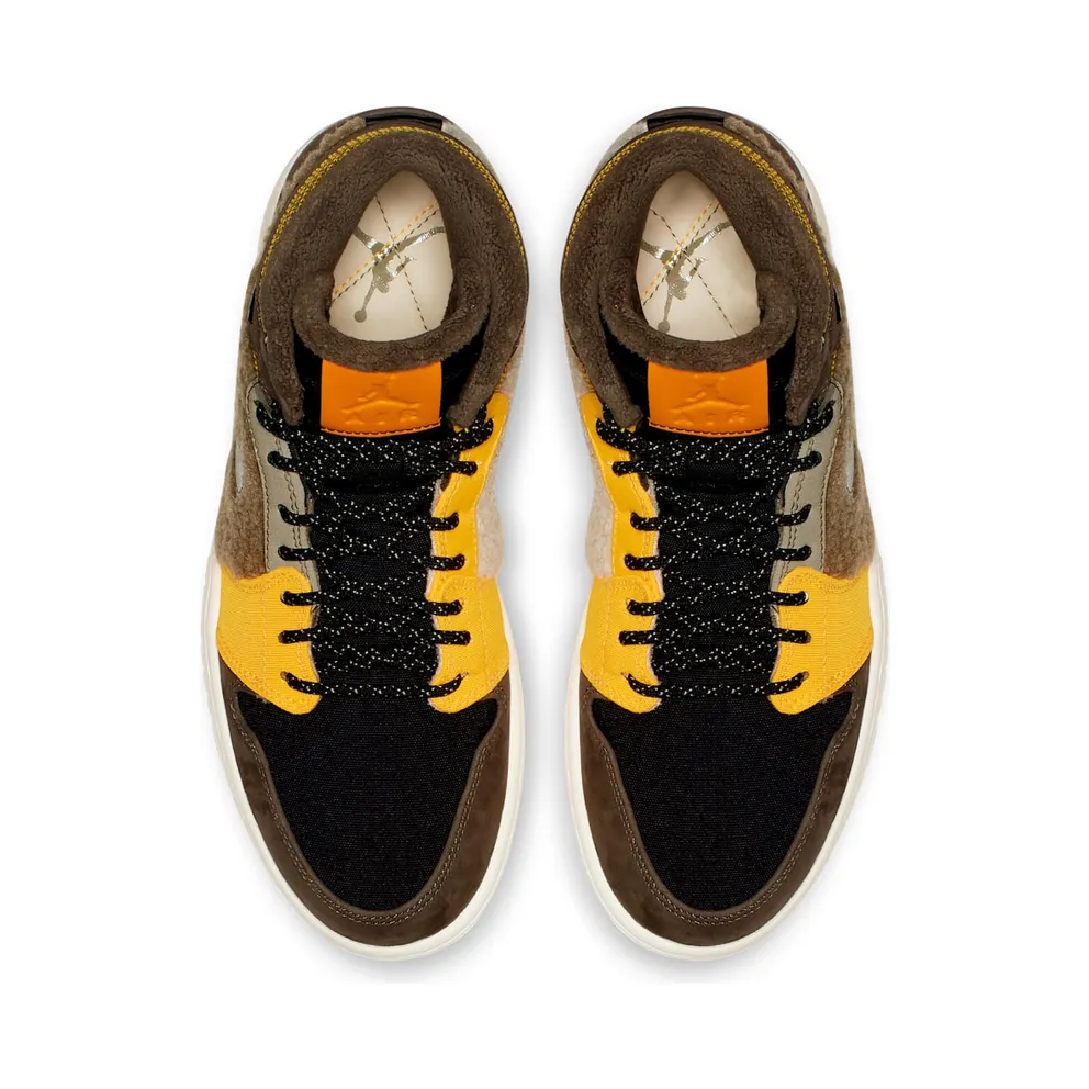 Jordan 1 Retro High Utility Pack (W) Beach/Black-Ridgerock-Neutral Olive (AV3724-200)