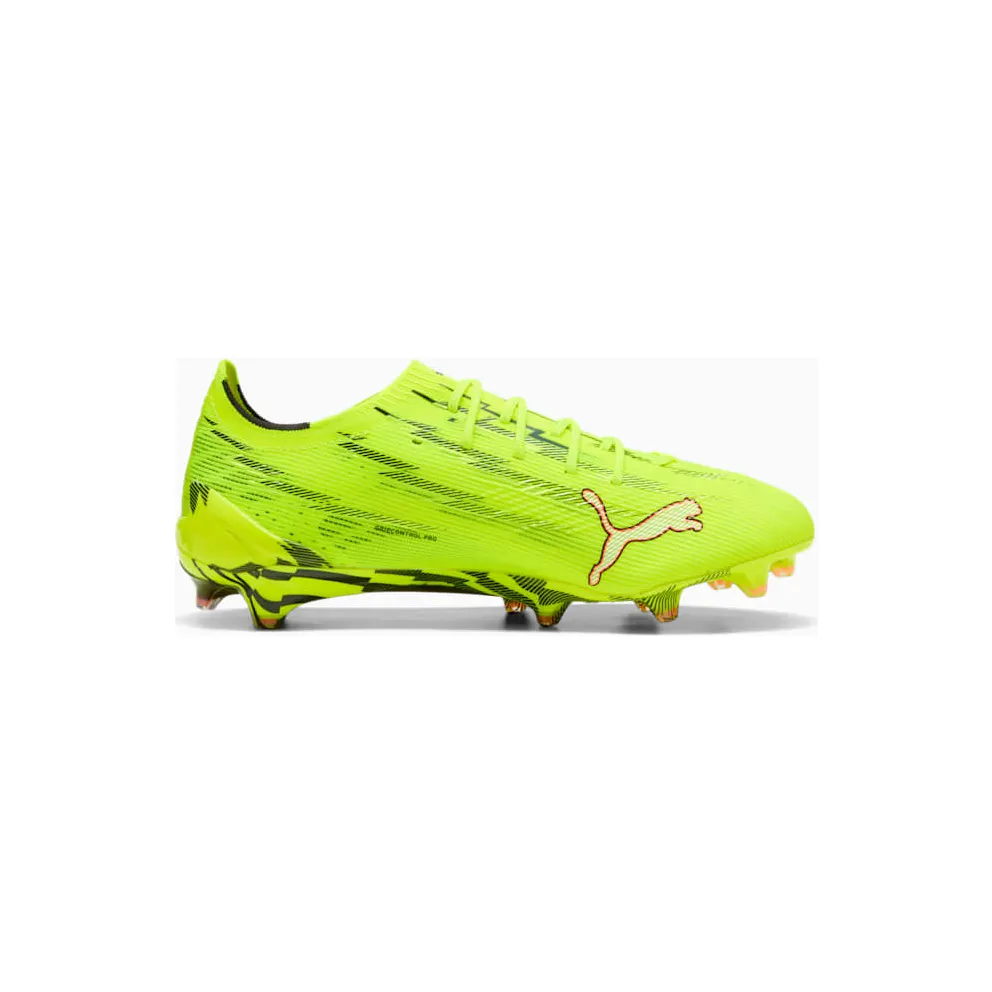Puma Ultra 6 Ultimate FG Yellow Alert Black Glowing Red Lime Squeeze (108699-01)