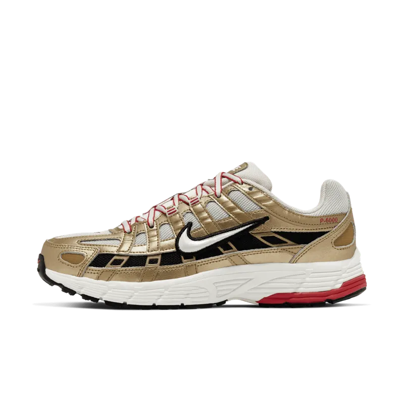 Nike P-6000 Metallic Gold (W) Light Bone/Summit White-Metallic Gold (BV1021-007)