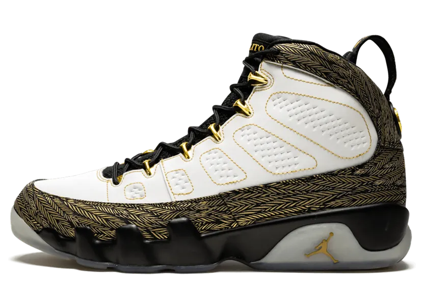 Air Jordan 9 Retro DB ‘Doernbecher’ White/Metallic Gold-Black (580892-170)