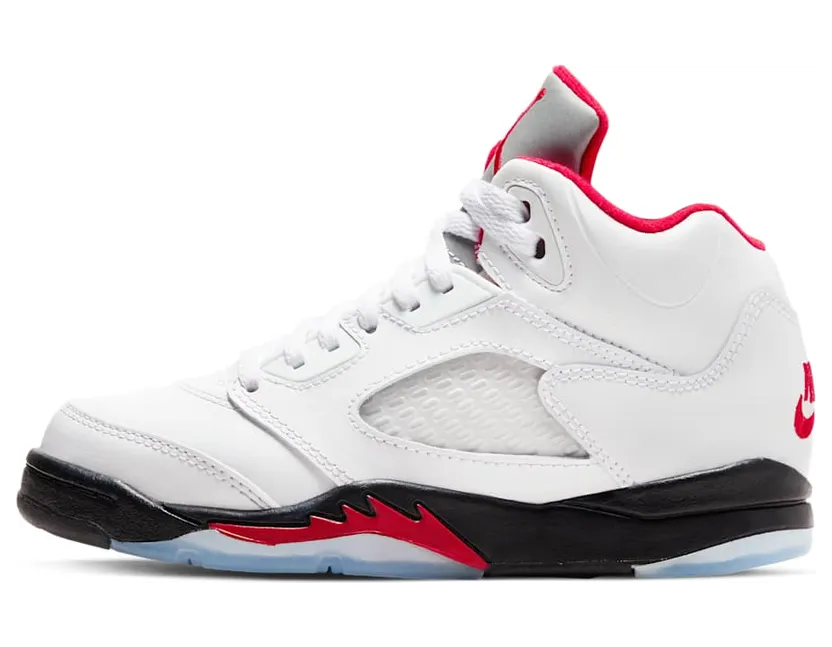 Jordan 5 Retro Fire Red Silver Tongue (2020) (440889-102)