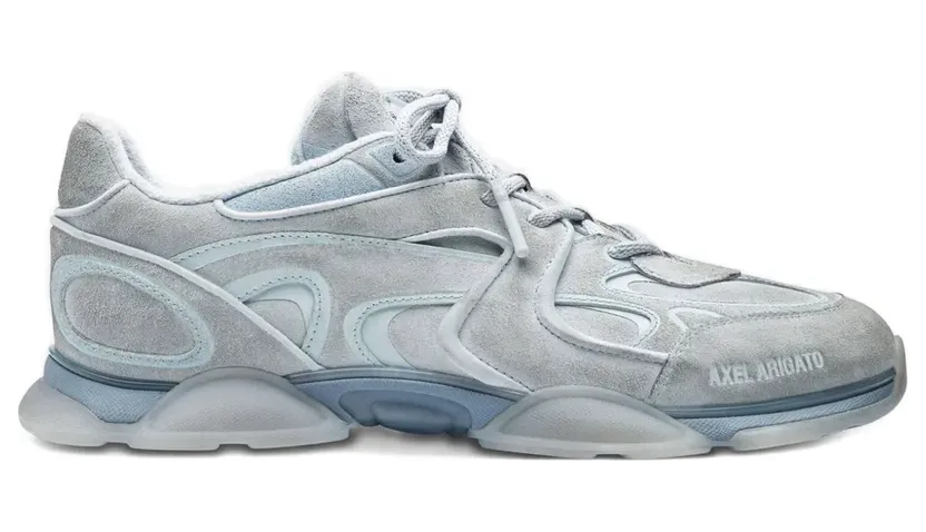 Axel Arigato Leren sneakers met bewerkt vlak – Blauw (F3487002)