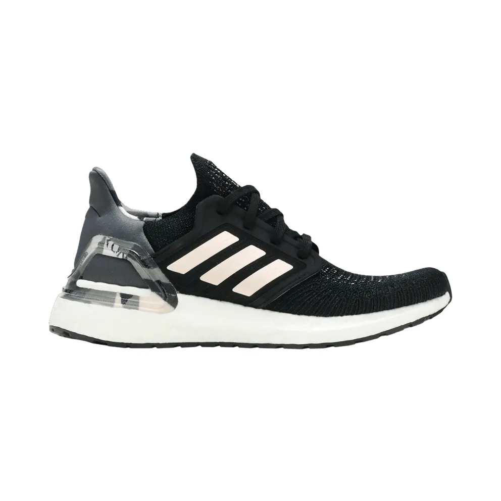 adidas Ultraboost 20 Laufschuh Core Black / Pink Tint / Grey Four (FV8349)