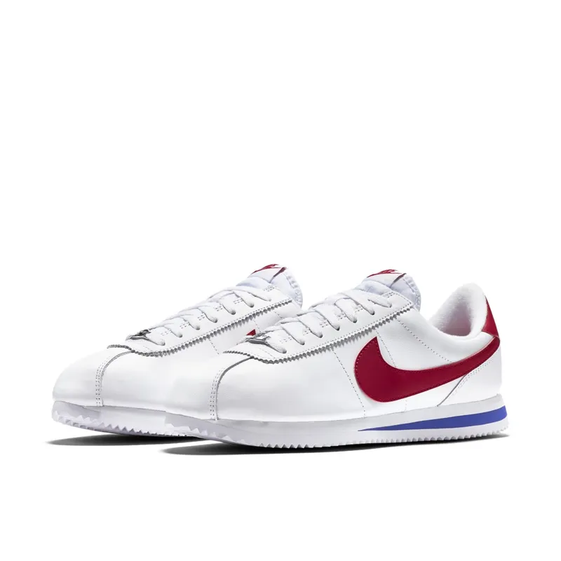 Nike Cortez Basic Leather Forrest Gump (2017) White/Varsity Red-Varsity Royal (882254-164)