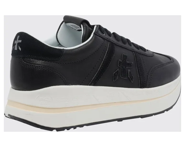 Premiata Leather Bethcoin Sneakers Black (BETHCOIN8152) (2)