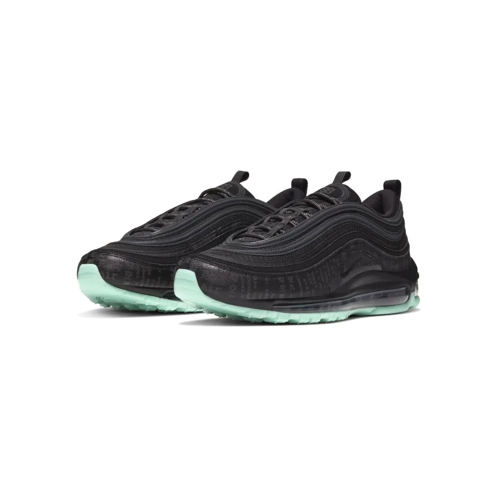 Nike Air Max 97 Matrix Black/Black-Green Glow (921826-017)