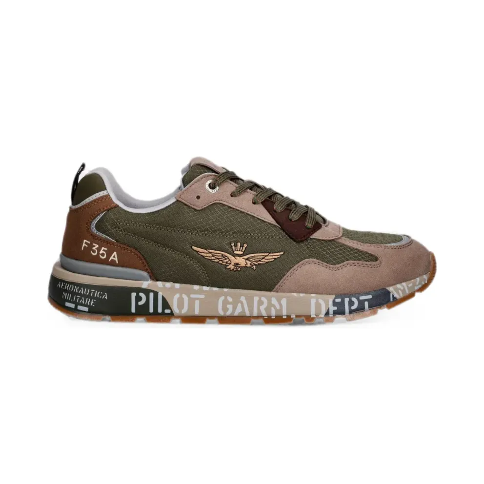 Aeronautica Militare logo-embroidered panelled – Green (261SC0276UCT04327)