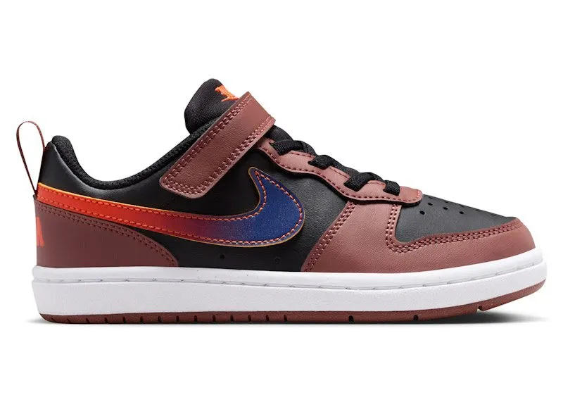 Nike Court Borough Low Recraft Black Red Sepia Orange Deep Night (IO6966-002)