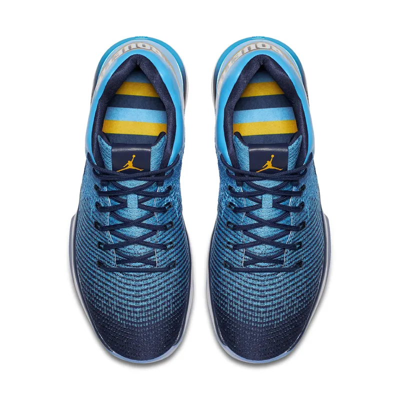 Jordan XXX1 Low Marquette University Blue/Amarillo-Midnight Navy (897564-406)
