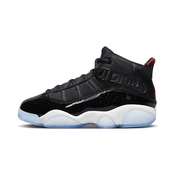 Jordan 6 Rings “Black / White / Gym Red” (323432-064)