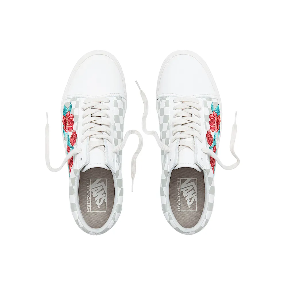 Vans Old Skool Rose Embroidery (White) Marshmallow/Turtledove (VN0A38G3QF9)