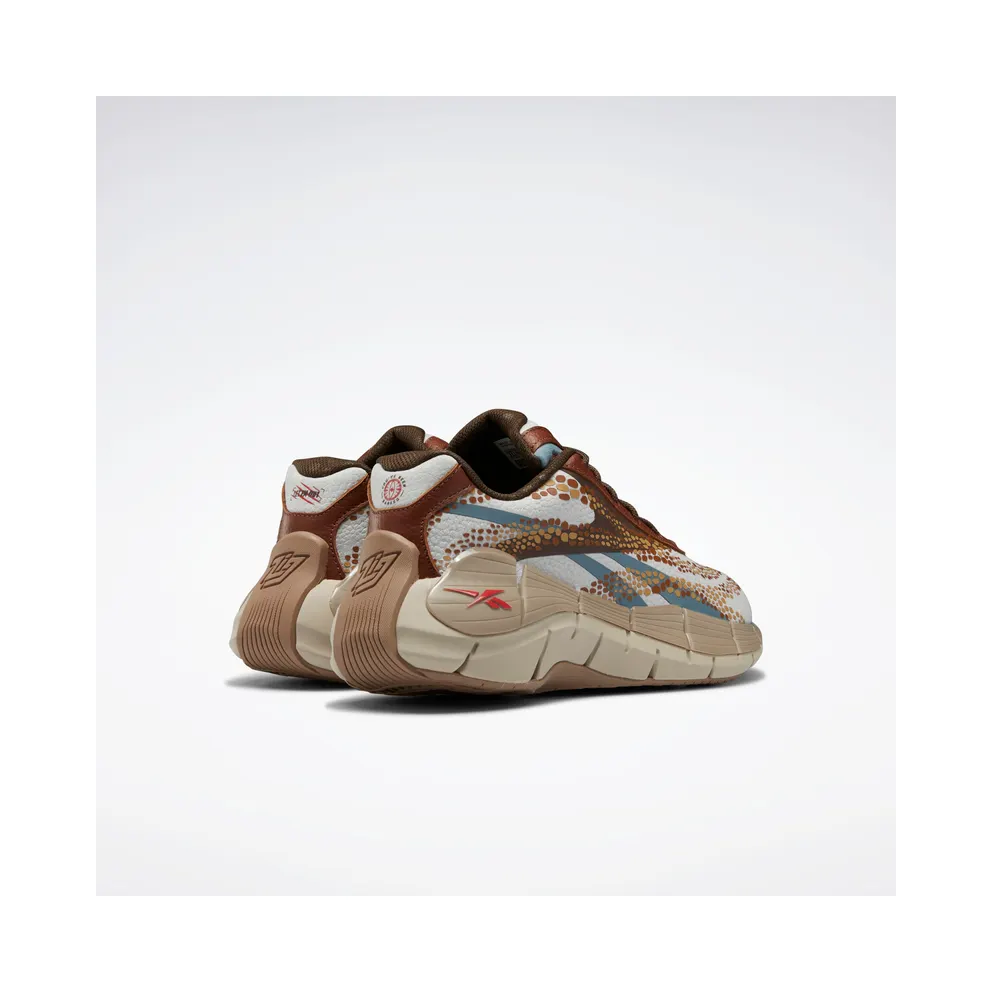Reebok Jurassic World Zig Kinetica 2.5 Stark Grey / Peat / Grizzly Brown (HQ6263)