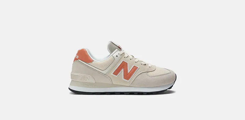 New Balance 574 Calm Taupe Orange (WL574VK2)