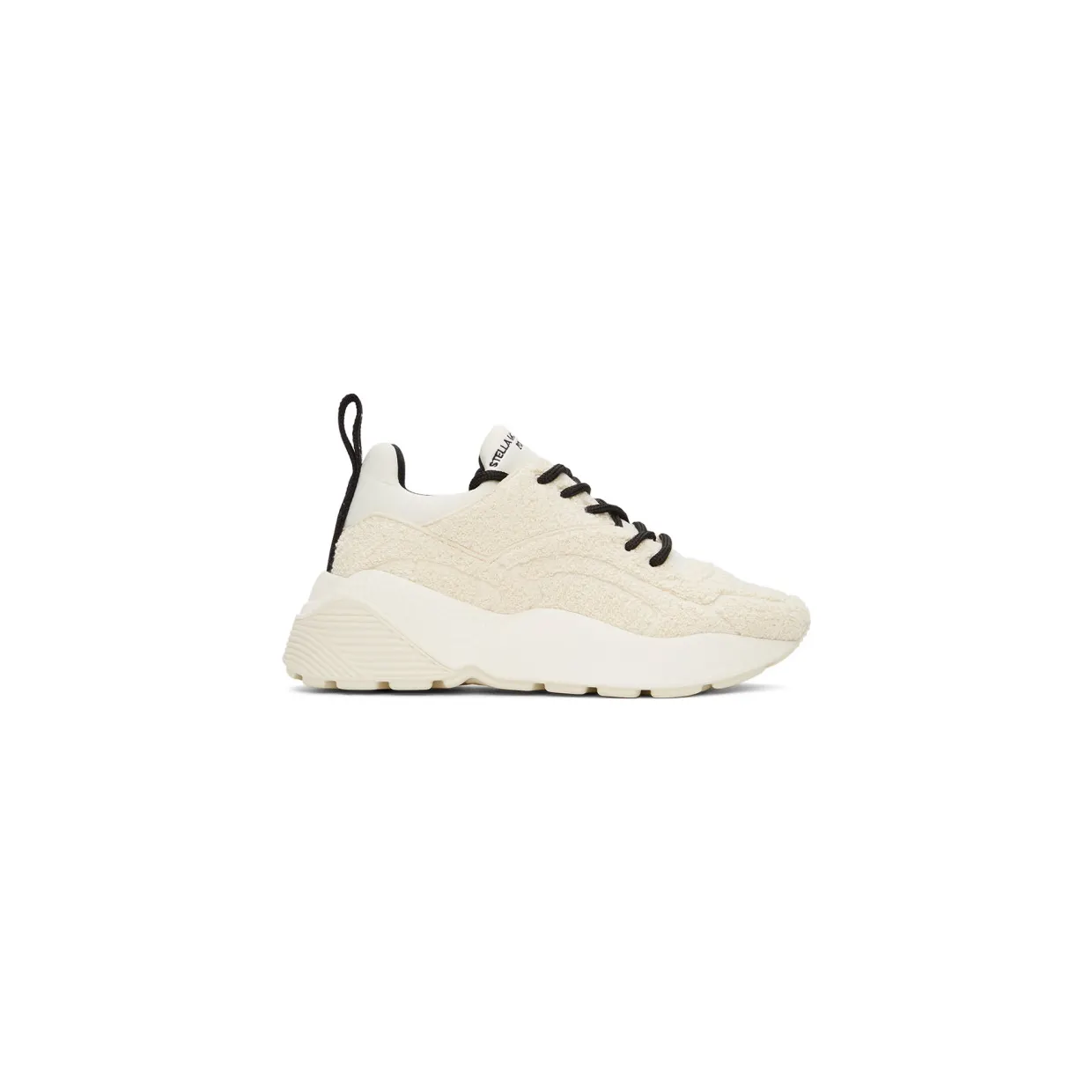 Stella McCartney Off-White Jersey Eclypse Sneakers (800291N0185)