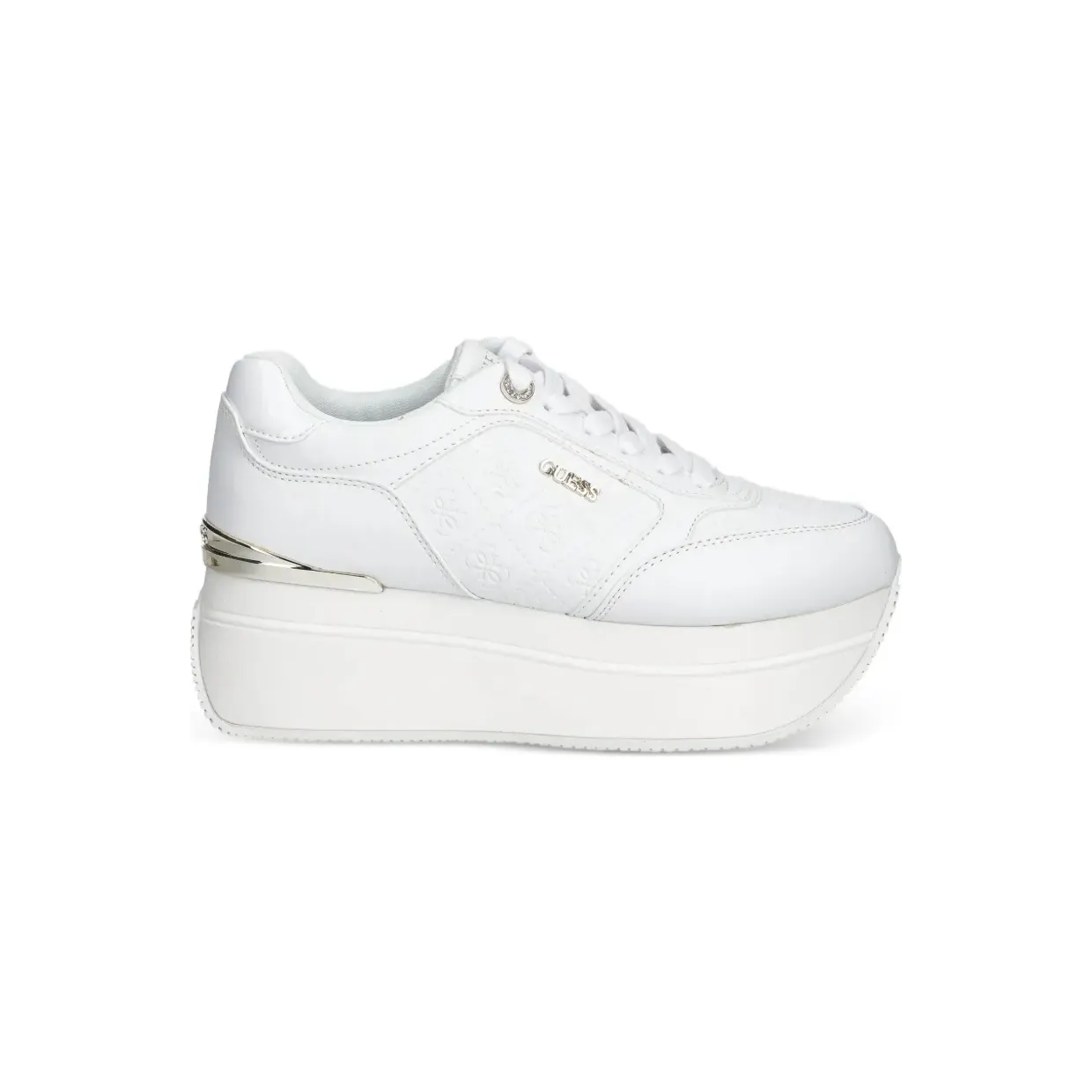 Guess Usa Camrio 4G met plateauzool en logo “White” (FLPC10FAL12)