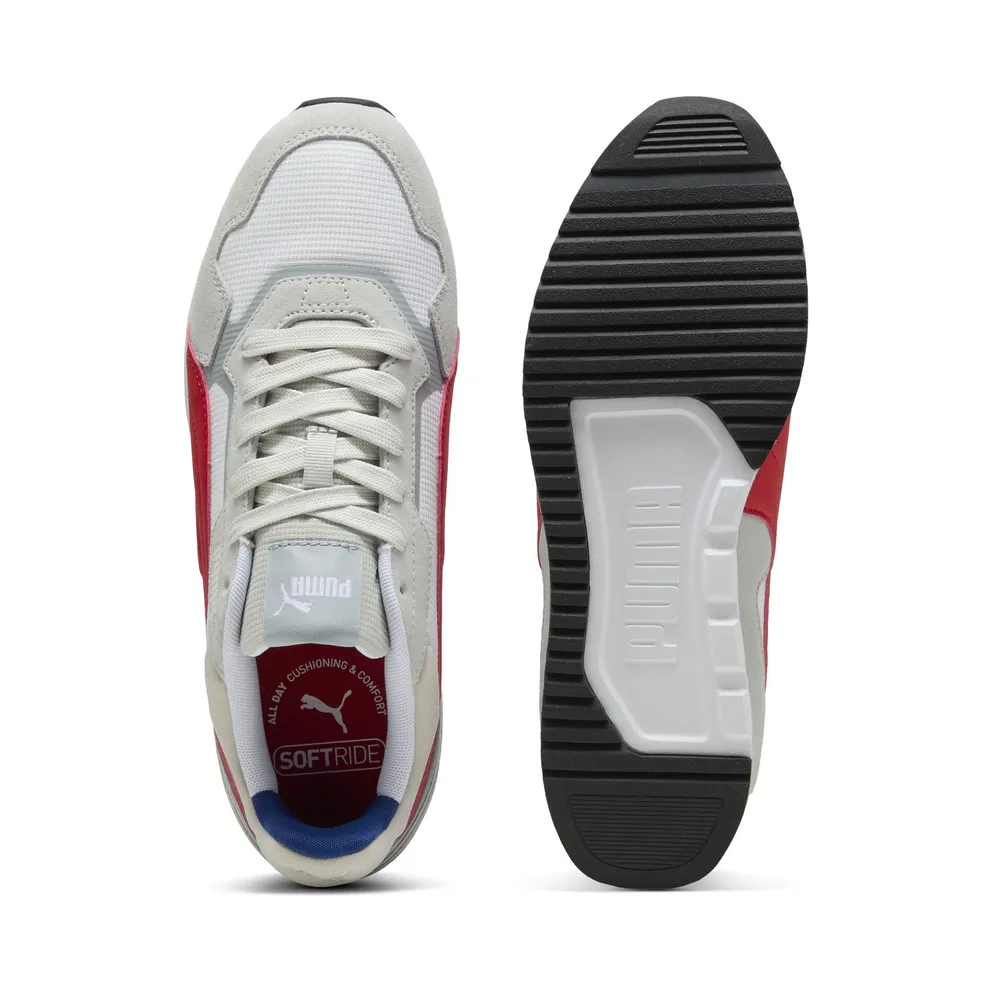 Puma SOFTRIDE ST Miler “Cool Light Gray / For All Time Red / Puma White” (402635_01)